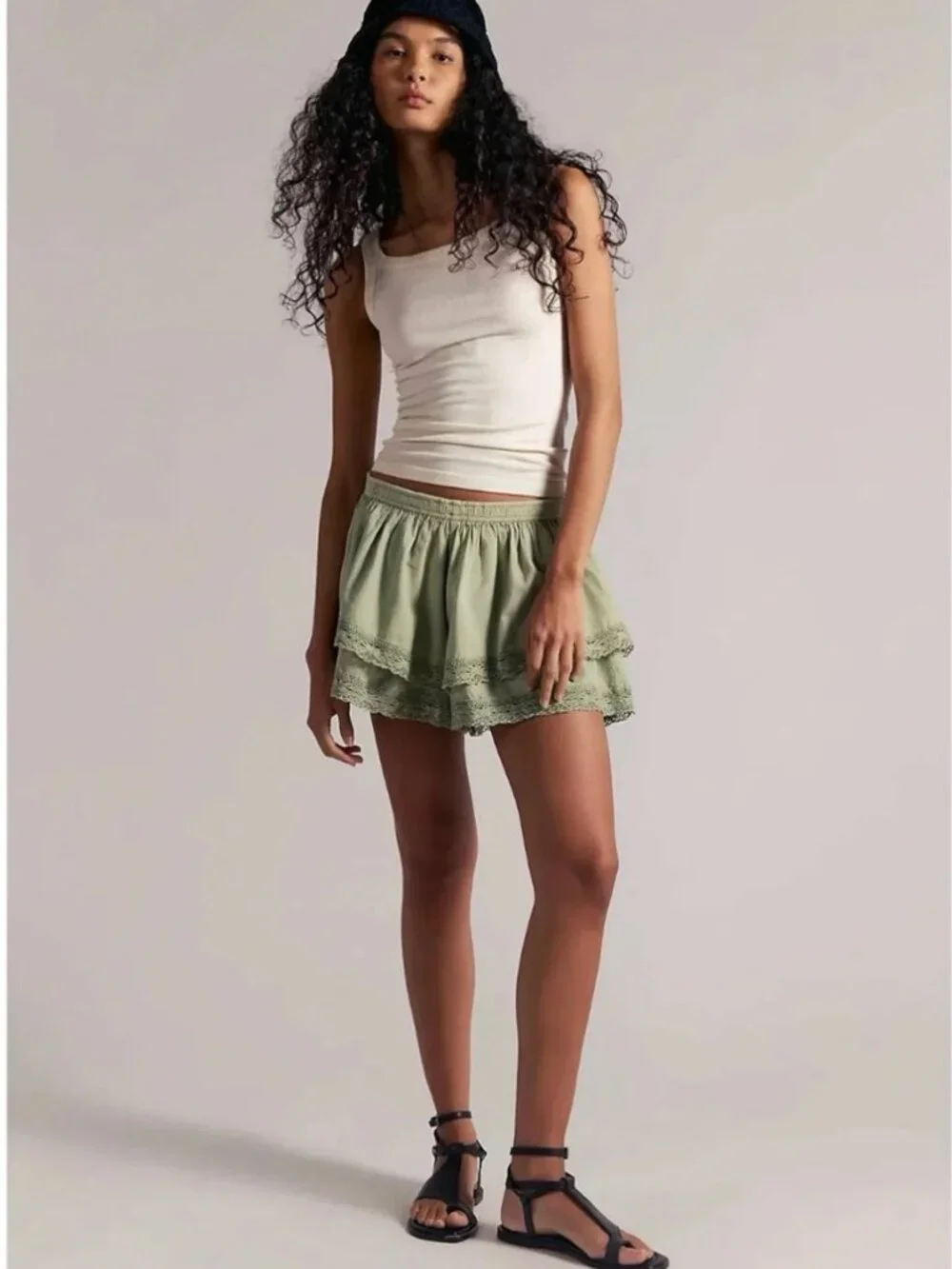 Free People Women's Full Harmony Shorts In Mystic Spring - Size Medium. NWT